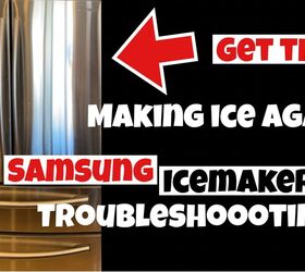 samsung freezer ice maker not filling with water