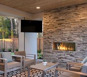 How To Update A 1970's Stone Fireplace | Upgradedhome.com