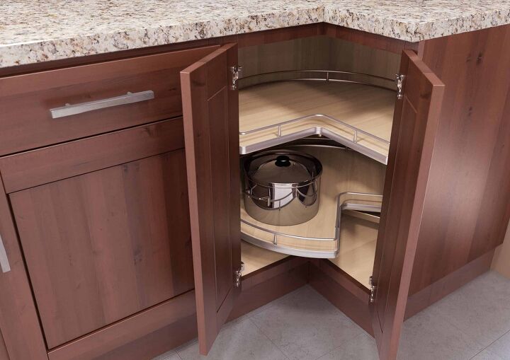 How To Install A Lazy Susan In An Existing Corner Cabinet