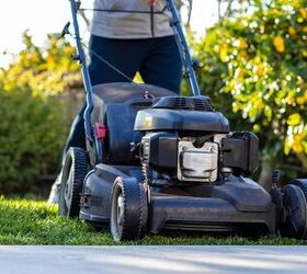 Not self best sale propelled lawn mower