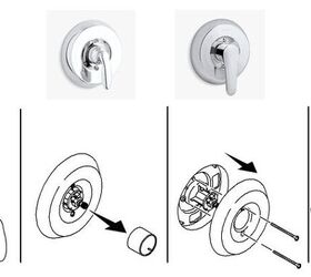 how to remove a kohler shower handle