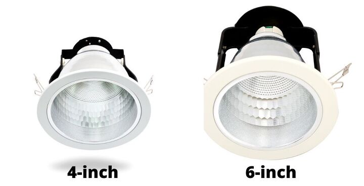 4 inch vs 6 inch recessed lighting which is better