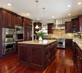 what color should i paint my kitchen with cherry cabinets