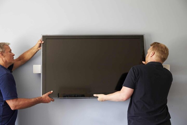 can you mount a tv on the wall without drilling