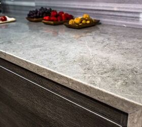 how far can a quartz countertop overhang without support