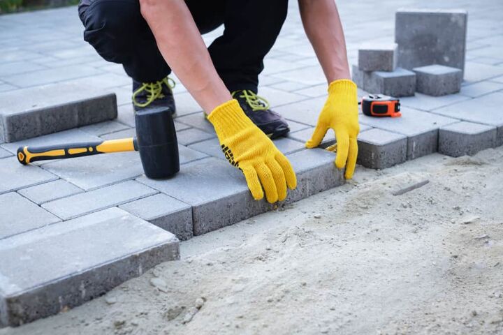 how to lay paving slabs on a slope step by step guide