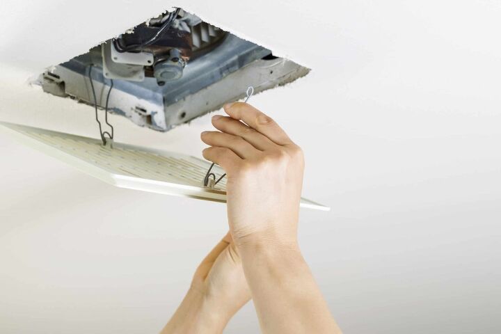 How To Install A Bathroom Fan Without Attic Access | Upgradedhome.com