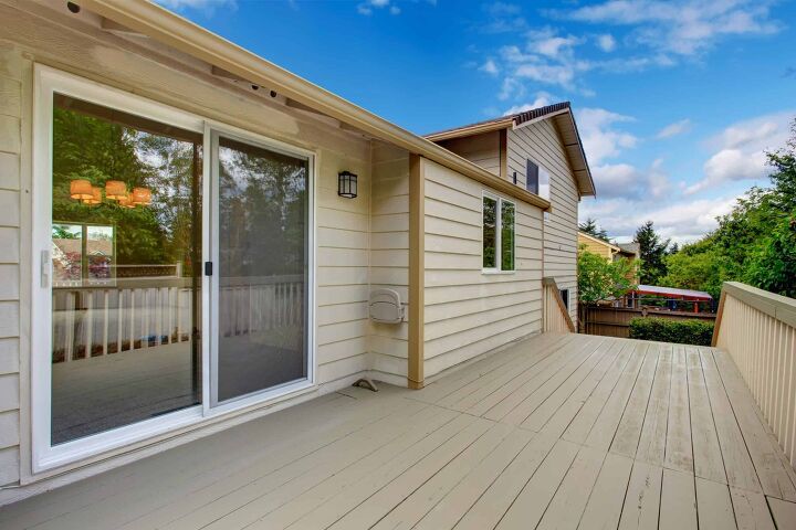 how to remove a stationary sliding glass door