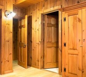 what flooring goes with knotty pine walls