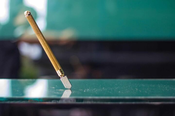 how to make a hole in glass without a drill
