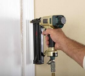 can you use a nail gun on plaster walls