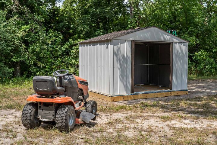 What's The Right Shed Size For A Riding Mower?