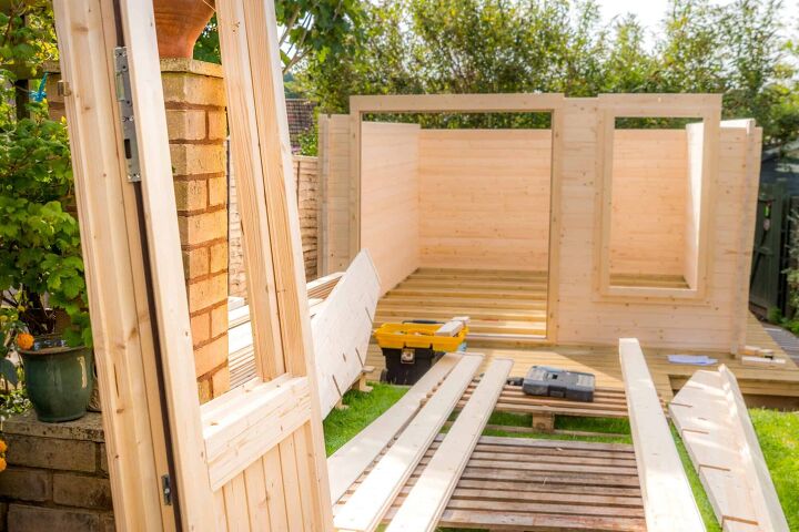 how to build a shed foundation on uneven ground