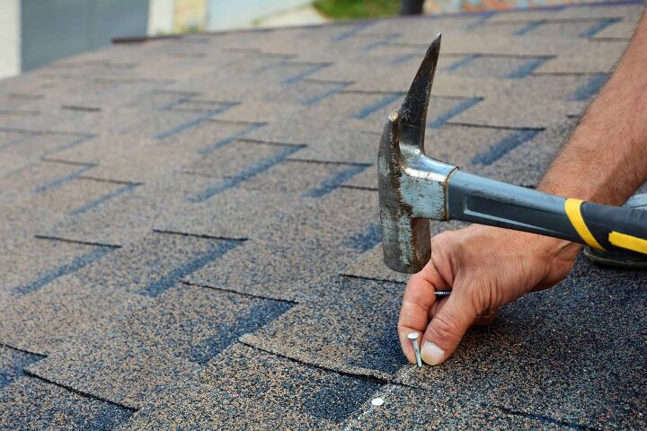 should roofing nails go through the sheathing