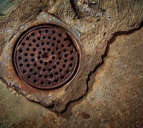 can i cover a basement floor drain find out now