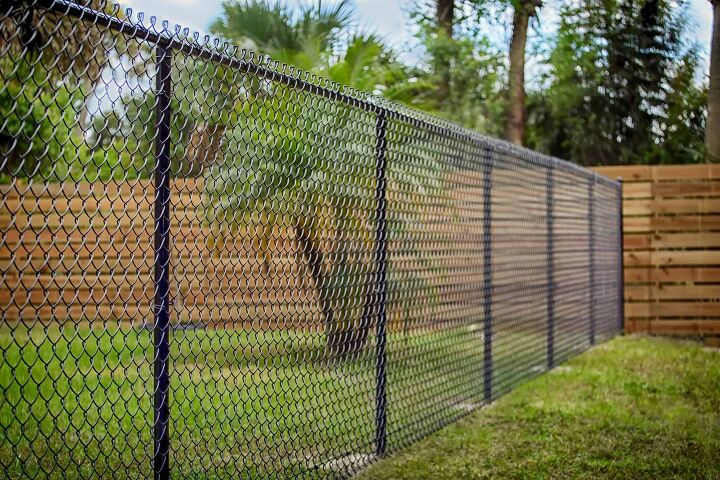 how to install chain link fence without concrete