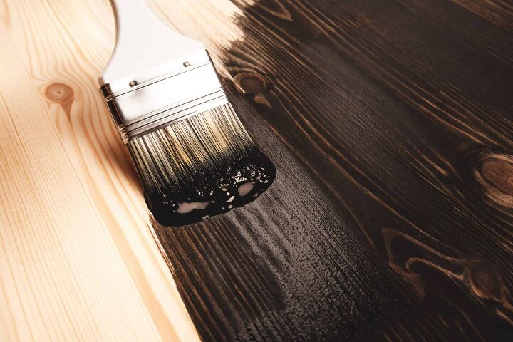 how to remove excess stain that has dried