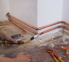 How To Solder A Copper Pipe With Water In It
