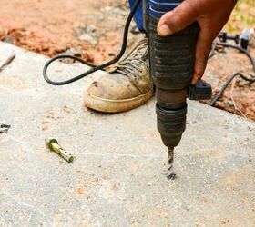 Drill into concrete discount with regular drill