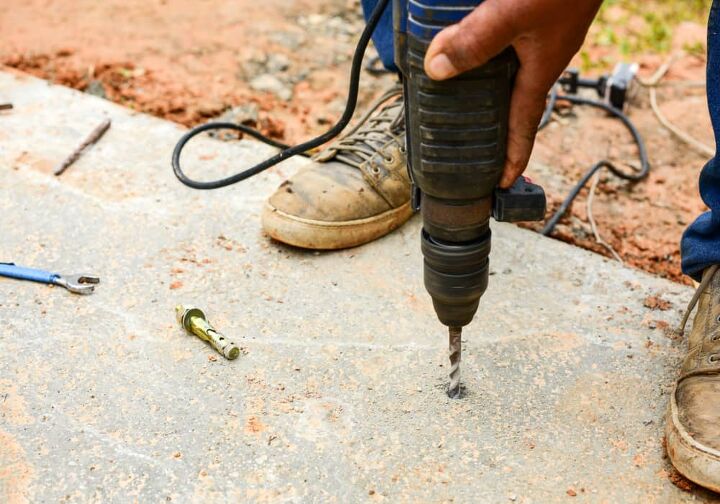 how to drill into concrete with a regular drill