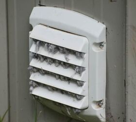 Using a leaf blower to clean dryer on sale vent