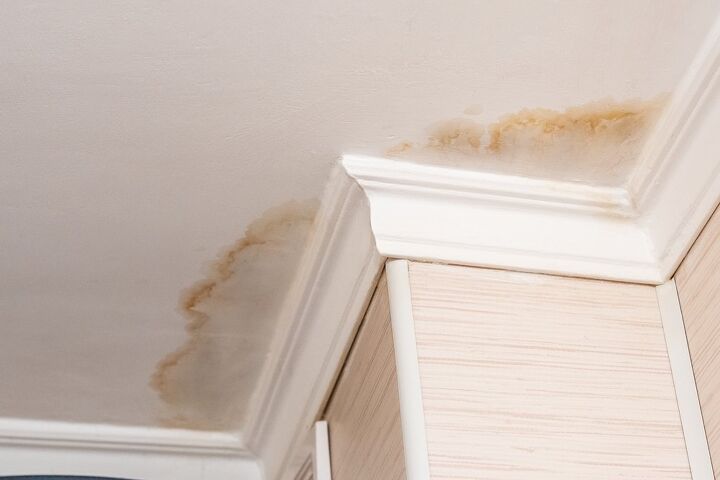 how to remove water stains from ceiling without painting