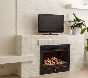 How To Whitewash A Stone Fireplace (Step-by-Step Guide)
