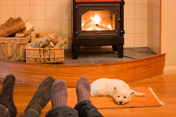 how to use a wood burning stove to heat a house