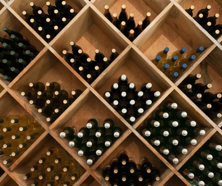 wine rack dimensions for the right height with photos