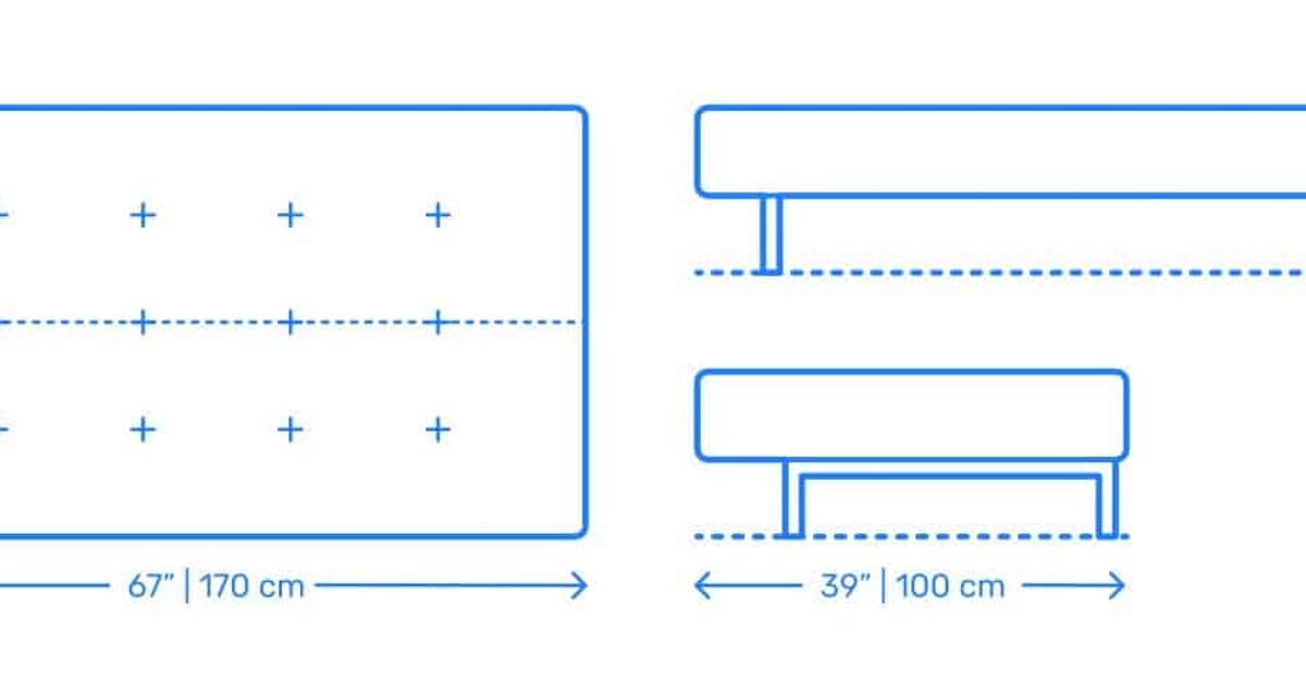Standard Futon Dimensions All Sizes & Types (with Photos