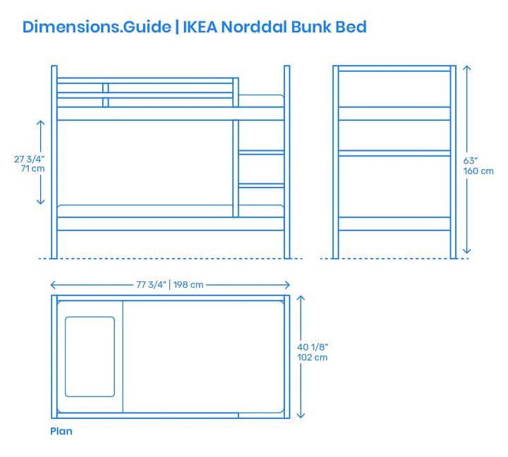 Standard Bunk Bed Dimensions & Guidelines (with Photos) | Upgradedhome.com