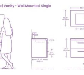 Standard Bathroom Vanity Dimensions (with Photos) | Upgradedhome.com