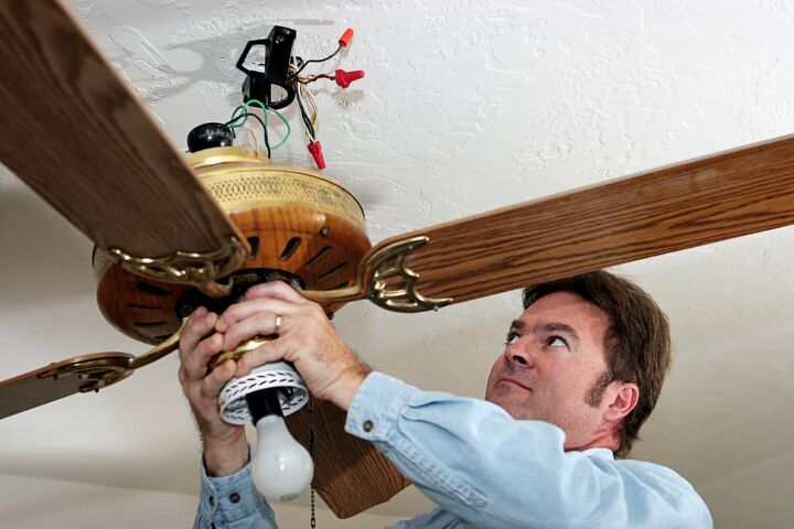 how to remove a ceiling fan and replace it with a light fixture