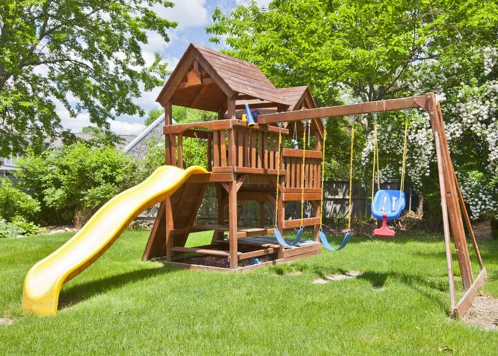 how to anchor a swing set 4 ways to do it