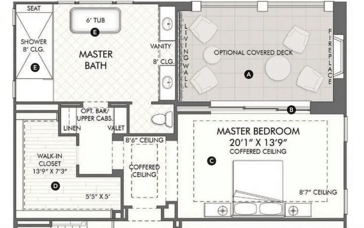 Luxury Master Suite Floor Plans With Dimensions