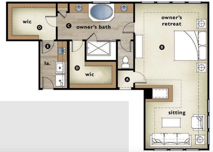 Master Bedroom Suite Floor Plans