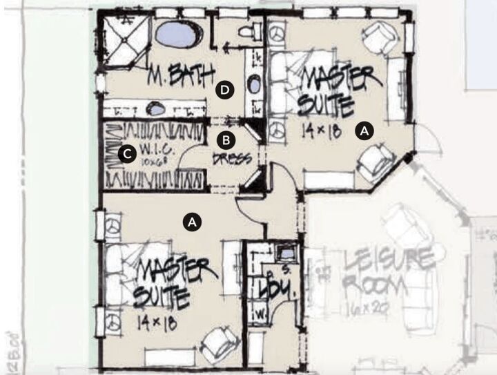 16 best master suite floor plans with dimensions