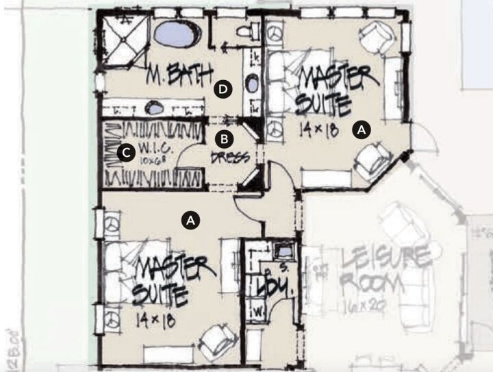 16 best master suite floor plans with dimensions