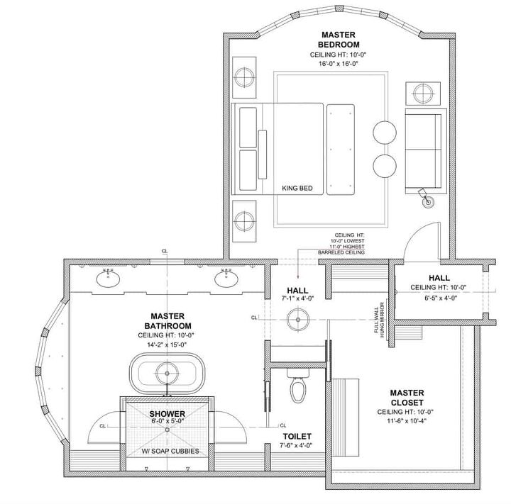 16 best master suite floor plans with dimensions