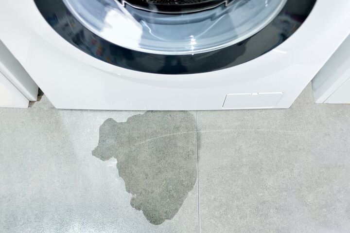 kenmore washing machine leaking water from underneath