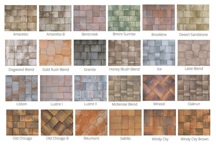 11 types of pavers for driveway patio pool deck