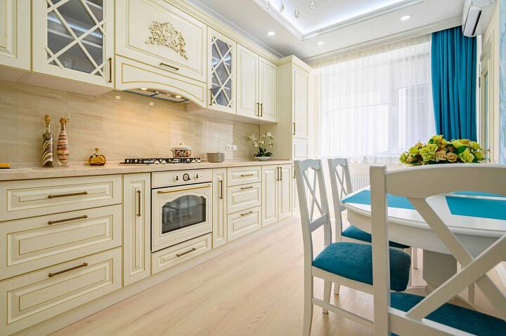 70 kitchens with white appliances with photos