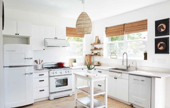 70 kitchens with white appliances with photos