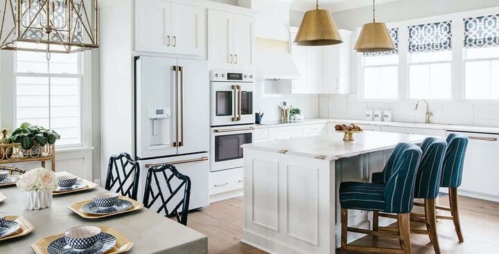70 kitchens with white appliances with photos
