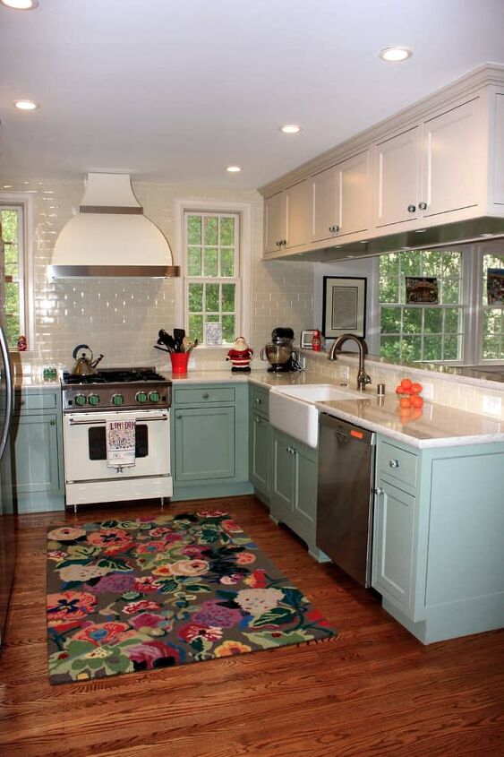 70 kitchens with white appliances with photos