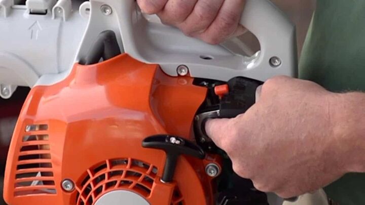 how to start a stihl leaf blower quickly easily