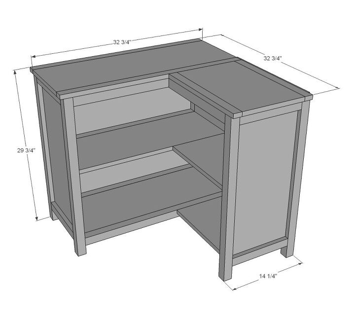 standard bookshelf dimensions with drawings