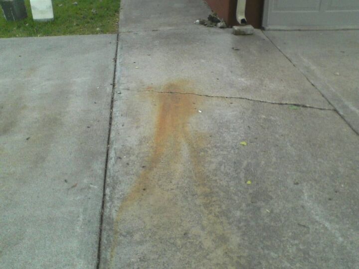 what causes rust stains on concrete find out now