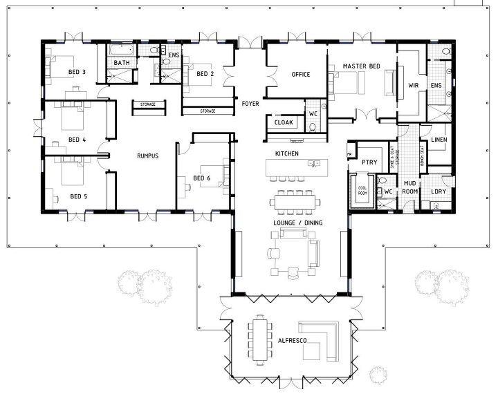 6 Bedroom House Plans With Drawings