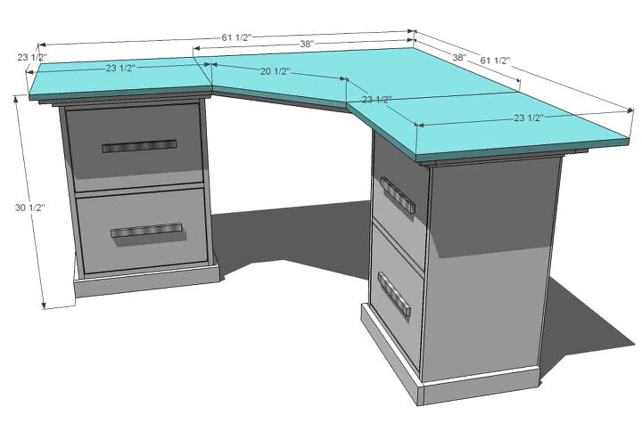 Office Desk Dimensions (with Drawings) | Upgradedhome.com